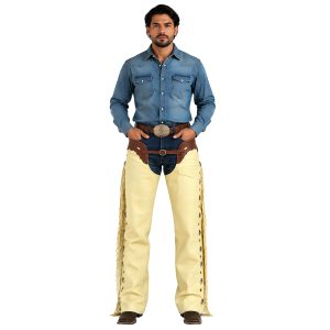 Armand Mocha Brown Mens Western Chaps