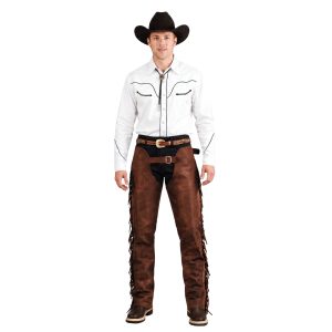 Buckaroo Rider Men Leather Western Chaps