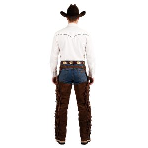 Buckaroo Rider men's cowboy leather chaps