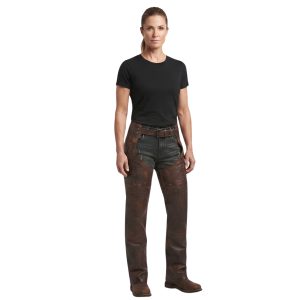 Electra Edge Leather Biker Chaps For Women