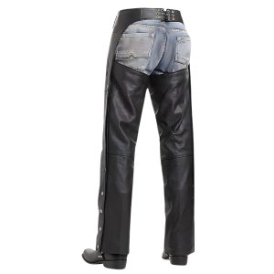 Lambskin Leather Motorcycles Chaps