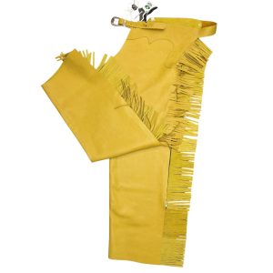 Leather western chaps men