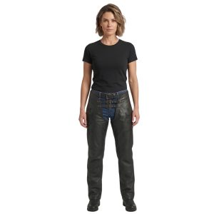 Milwaukee Womens Low Rise Double Buckle Leather Chap