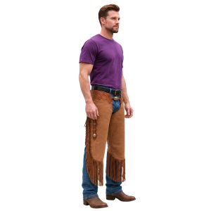 Smooth-out leather Western riding chaps