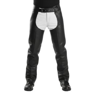Rraiden Black Mens Leather Chaps