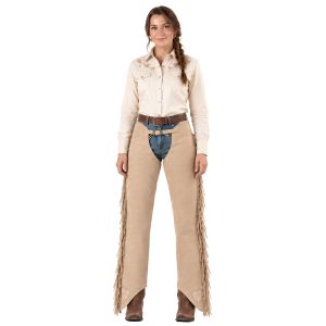 Rumy Maroon Western Cowgirl Chaps