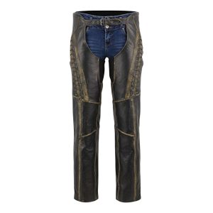 Sheepskin Leather Motorcycle Chaps