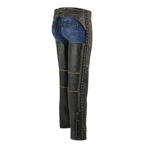 Sheepskin Leather Motorcycles Chaps