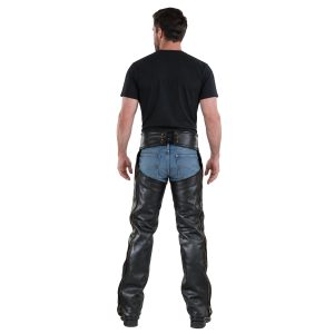 Speedster leather biker chaps for riders
