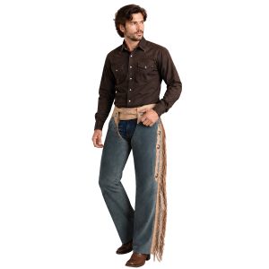 Vintage suede leather cowboy riding chaps