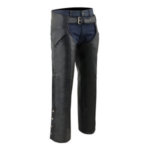 Viper Venom Real Leather Motorcycle Chaps Men