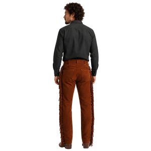 Western leather chaps for men and riders