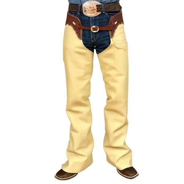 Armand Mocha Brown Mens Western Chaps