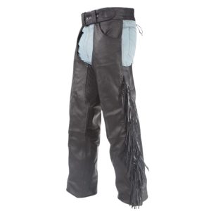 Deluxe Leather Motorcycle Chaps
