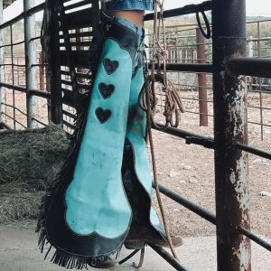 Flashback Blue Western Cowgirl Chaps