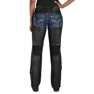 Harley Davidson Black Leather Chaps