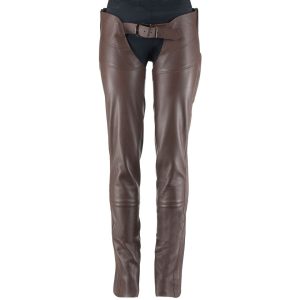 Ladies Dark Brown Leather Chaps