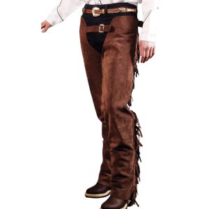 Men Leather Western Chaps