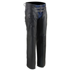 Milwaukee Womens Low Rise Double Buckle Leather Chap