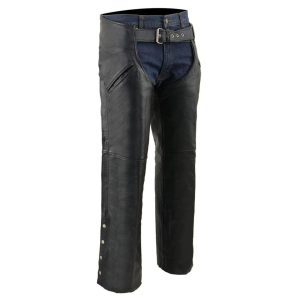 Real Leather Motorcycle Chaps Mens