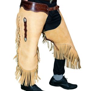 Smooth Leather Western Chaps