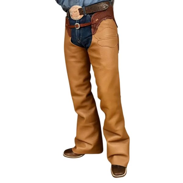 Sven Mocha Brown Mens Western Chaps