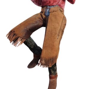 Tomachi Brown Western Cowgirl Chaps