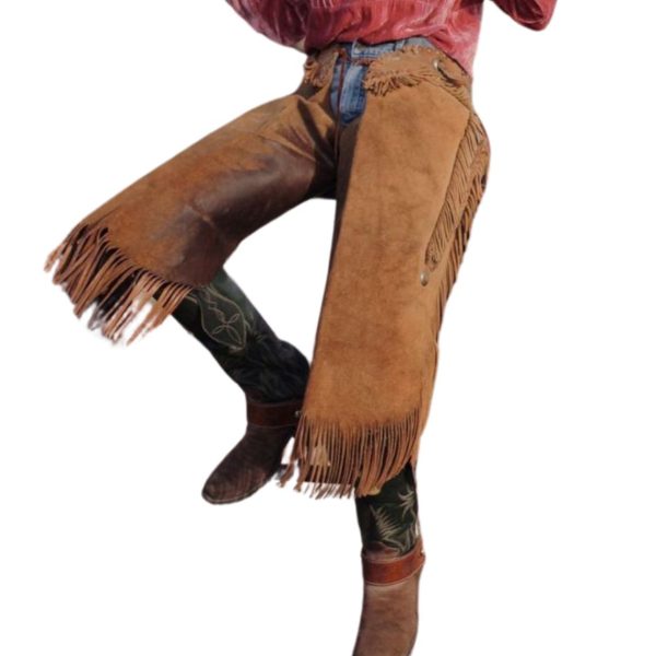 Tomachi Brown Western Cowgirl Chaps