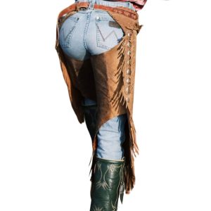 Tomachi Brown Western Cowgirl Chaps