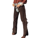 Chaps En Cuir à Franges Vintage – The Ultimate By Jean's – Rodéo Western