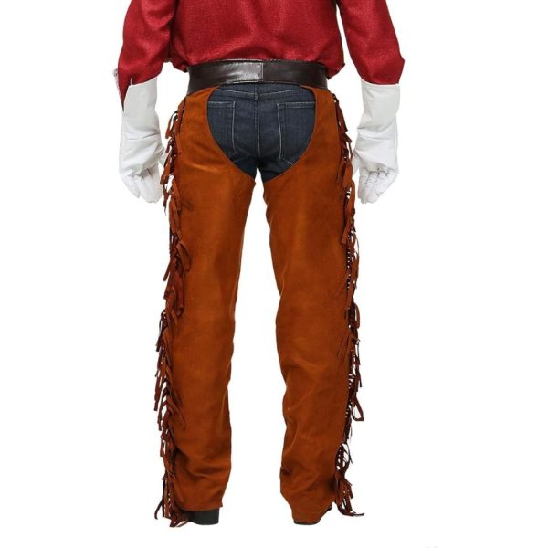Vaquero leather riding western chaps