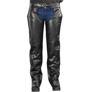 Vixen Womens Stylish Black Leather Chaps