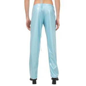 Bomia Sky Blue PVC Mens Leather Pants