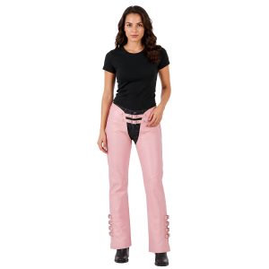 Hazal Pink Womens Motorcycle Chaps
