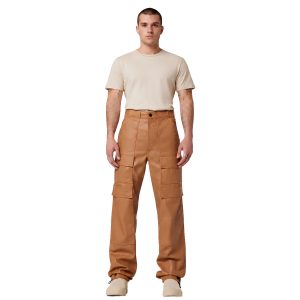 Shane Brown Mens Cargo Leather Pants