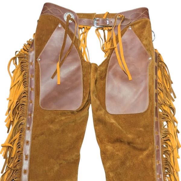 Classic Western Fringe Chaps for Men