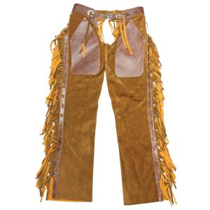 Frontier Shield Cowboy Suede Chaps