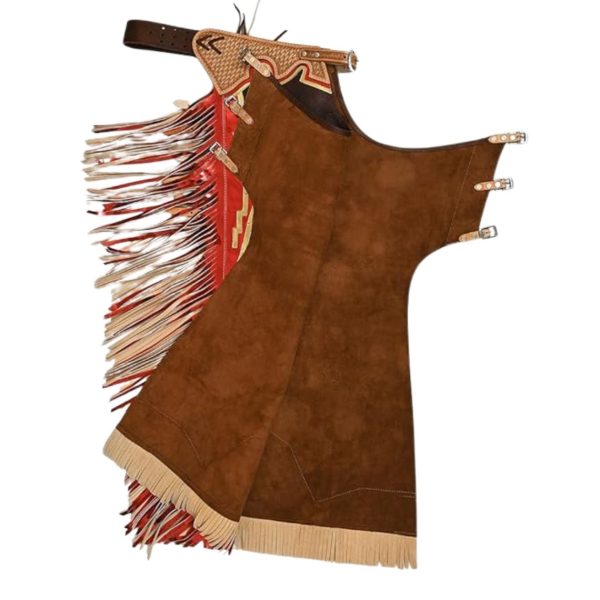 Brown Cowboy Rodeo Suede Chaps