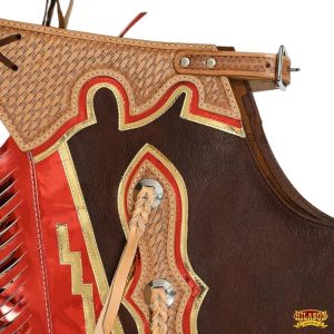 Brown Cowboy Rodeo Suede Chaps