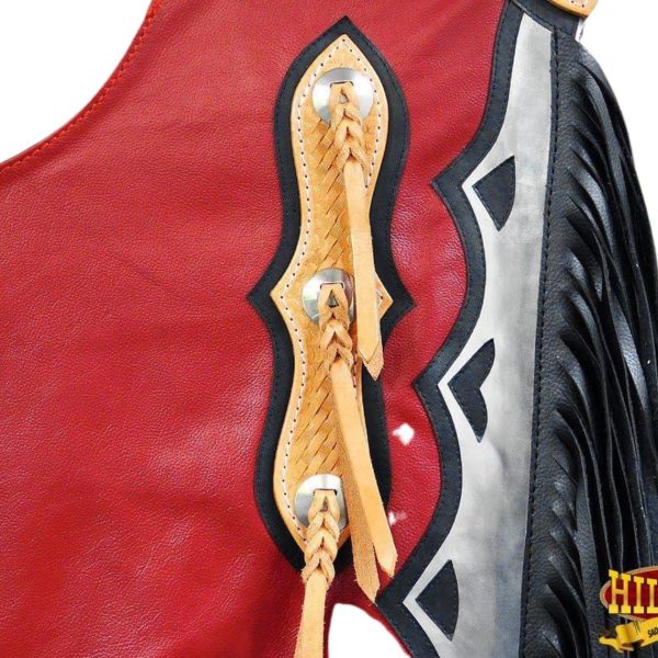 Firestorm Red Rodeo Chaps