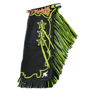 Horn Wild Green Rodeo Chaps