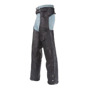 Eclipse Black Leather Assless Chap