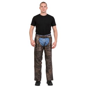Rustic Rider Brown Assless Chaps