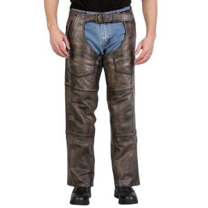 Rustic Rider Brown Assless Chaps