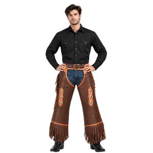 Classic Western Chinks With Fringe