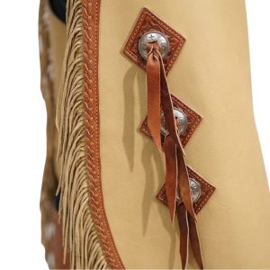 Classic Western Cowboy Leather Chinks