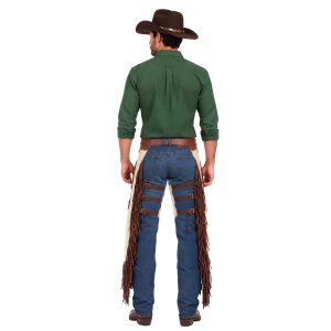 Personalized Western riding chinks