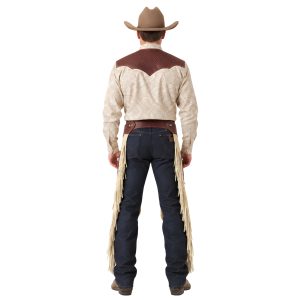 Premium Leather Cowboy Chinks for Western Riding