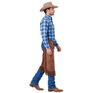 Adjustable Western Riding Chinks with Custom Styling
