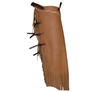 Western Cowhide Leather Chinks